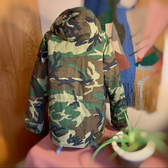 Cotton Camo Hooded Jacket - Picture 3 of 7